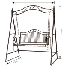 2 Seater Latina Steel Garden Swing
